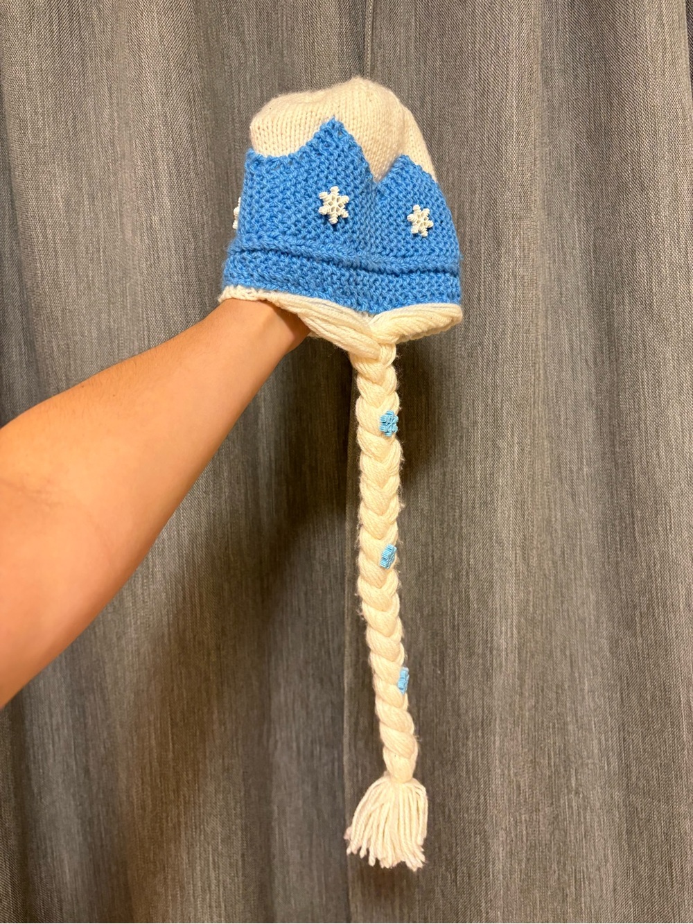 Kids handmade hat Snow Princess Costume